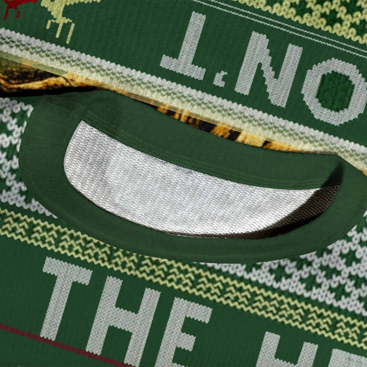 The Hell I Won't 1980s TV Show Quote Ugly Knit Sweatshirt