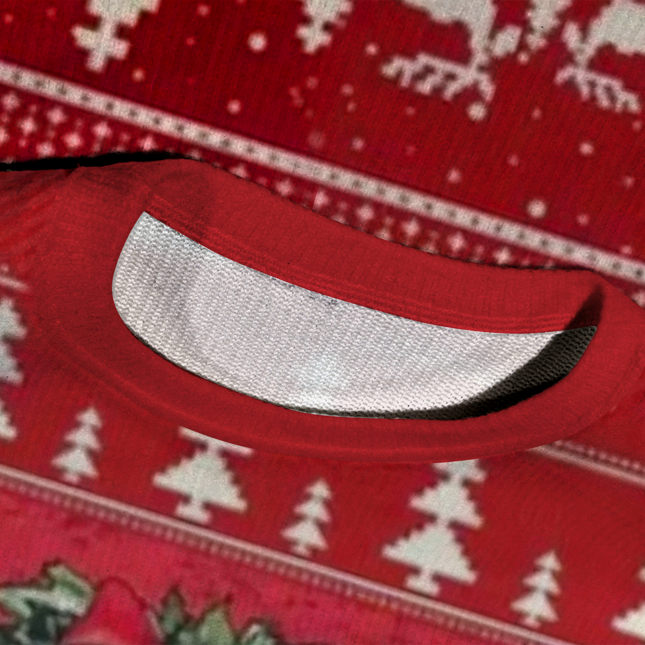 Howdy Longhorn Skull Wreath Ugly Knit Sweatshirt