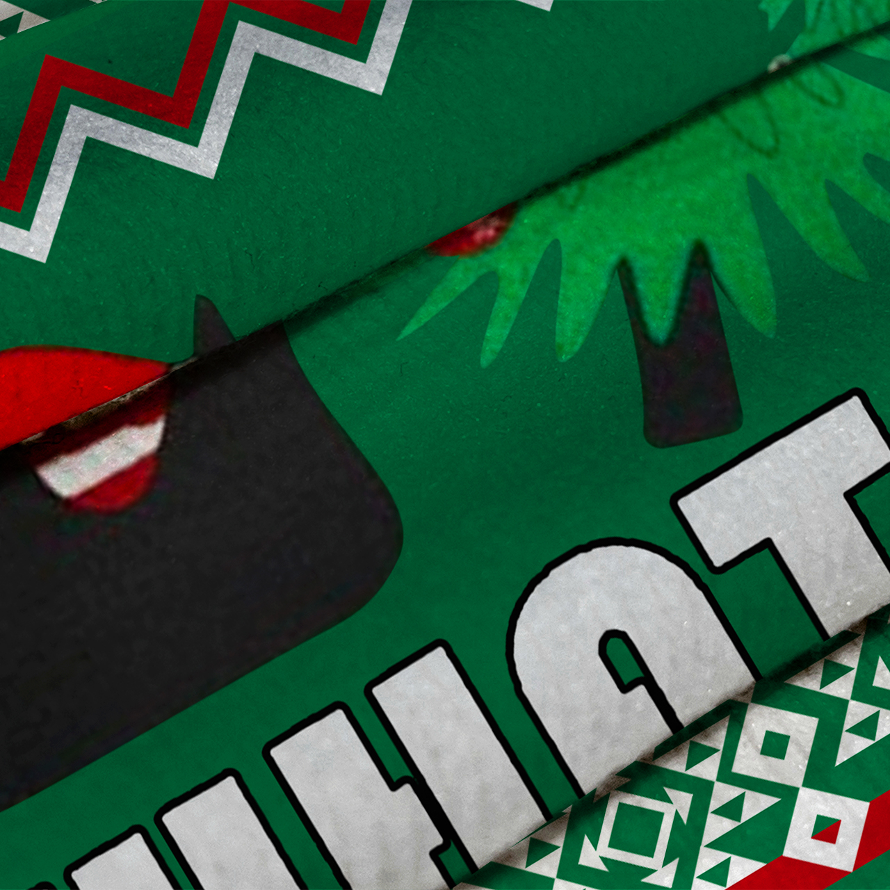 Funny Black Cat Ugly Knit Sweatshirt