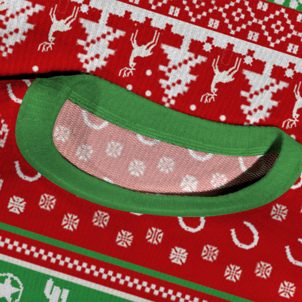 Meowy Christmas Ugly Knit Sweatshirt