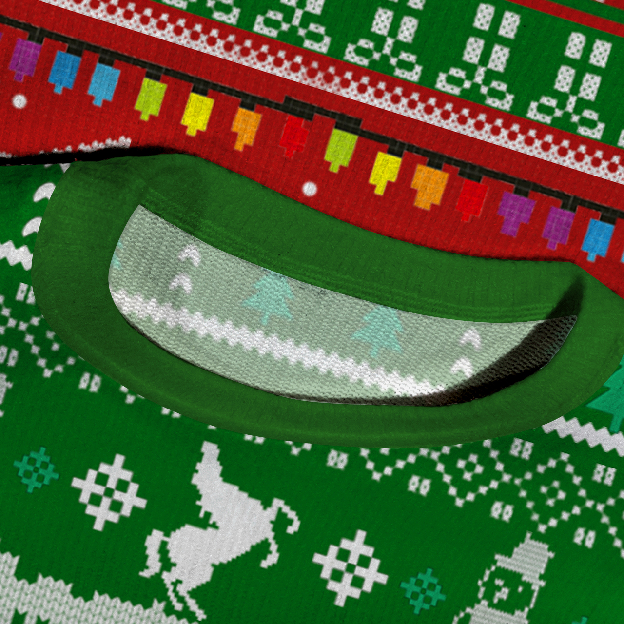 Full Of Christmas Cheer Ugly Knit Sweatshirt