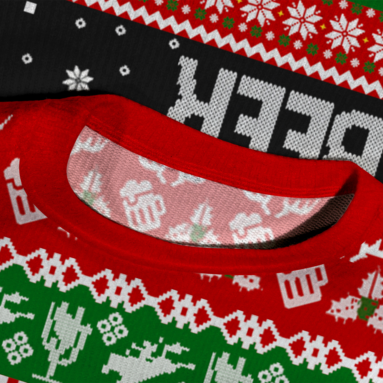 It's The Most Wonderful Time For A Beer Ugly Knit Sweatshirt