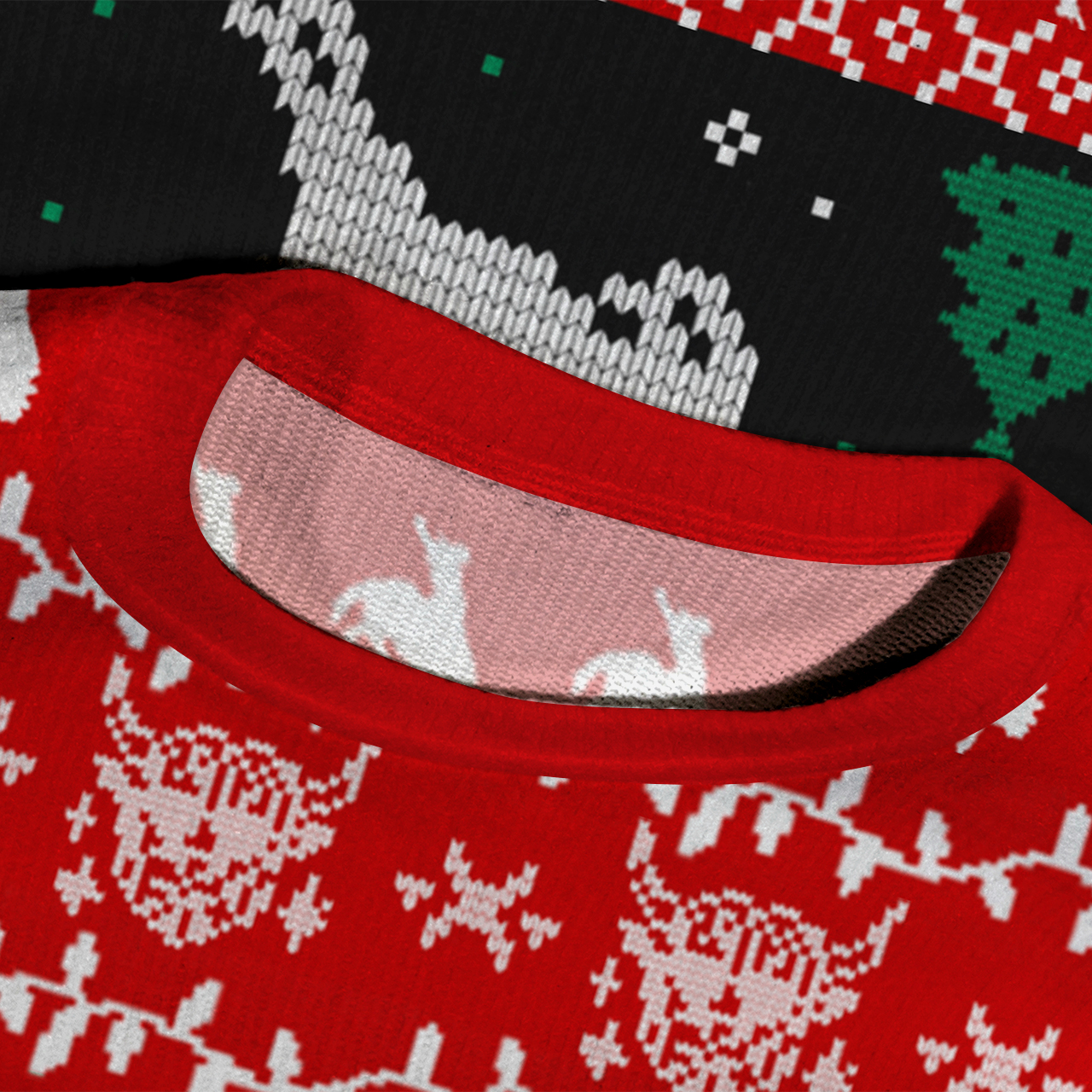 Merry Christmas Cowboy Ugly Knit Sweatshirt