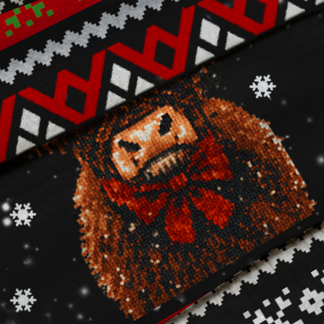 Mooey Christmas Ugly Knit Sweatshirt