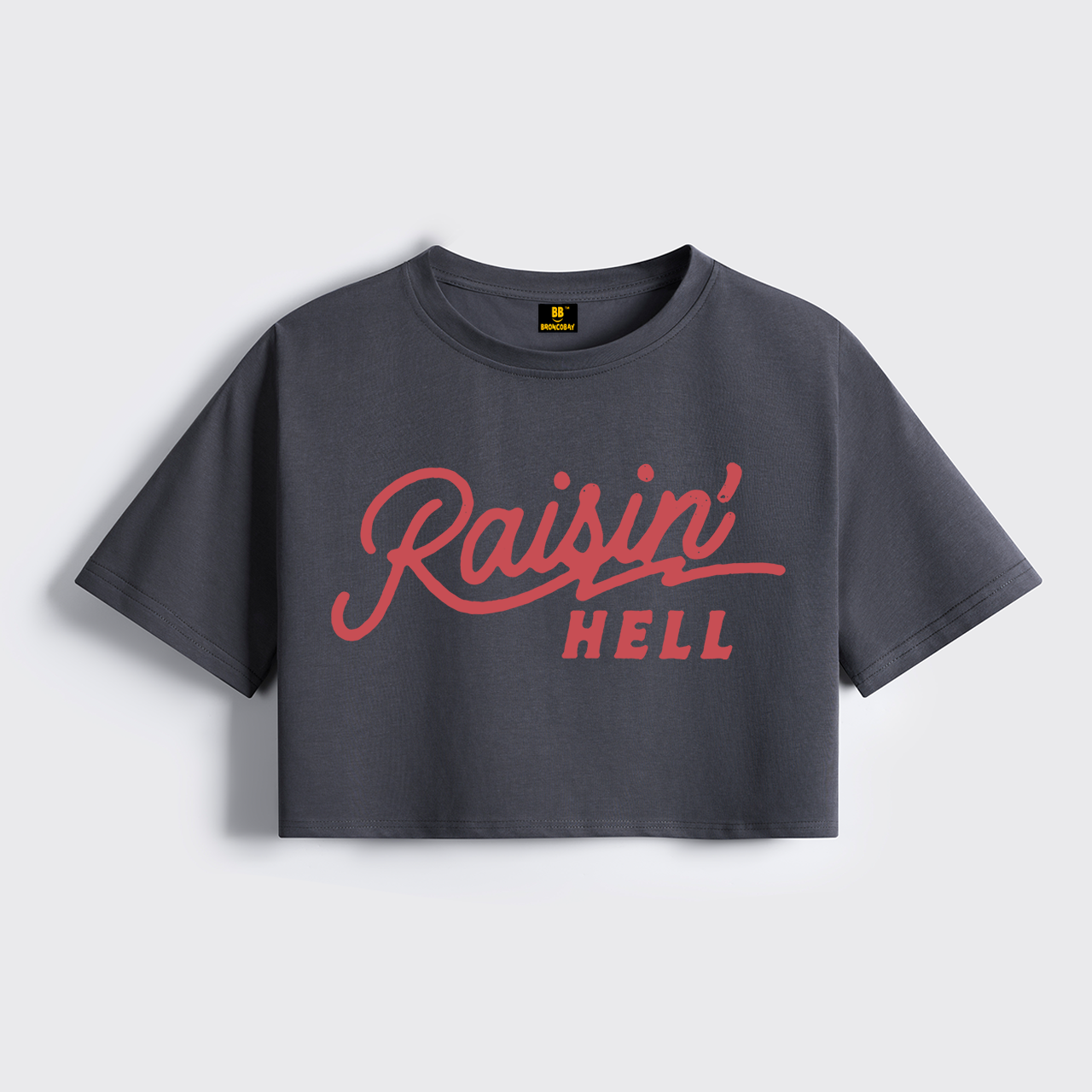 Raisin' Hell Cropped Boxy Tee