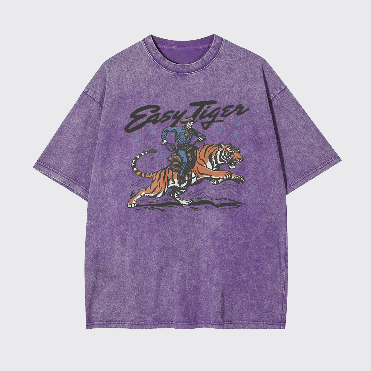 Easy Tiger Retro Cowboy Garment-dye Tees