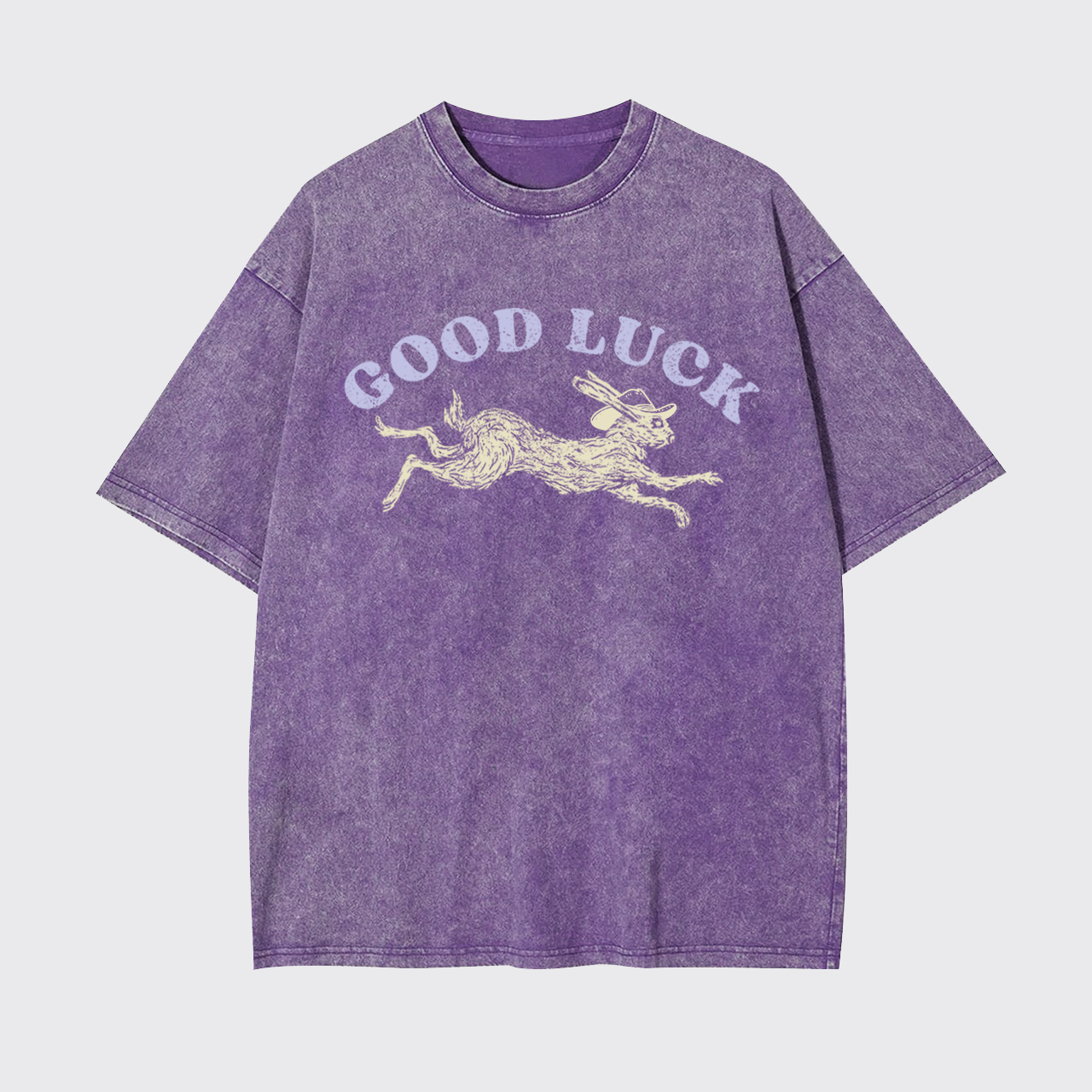 Good Luck Rabbit Garment-dye Tees