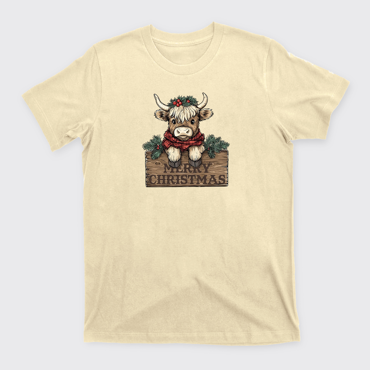 Western Cow Merry Christmas T-Shirts