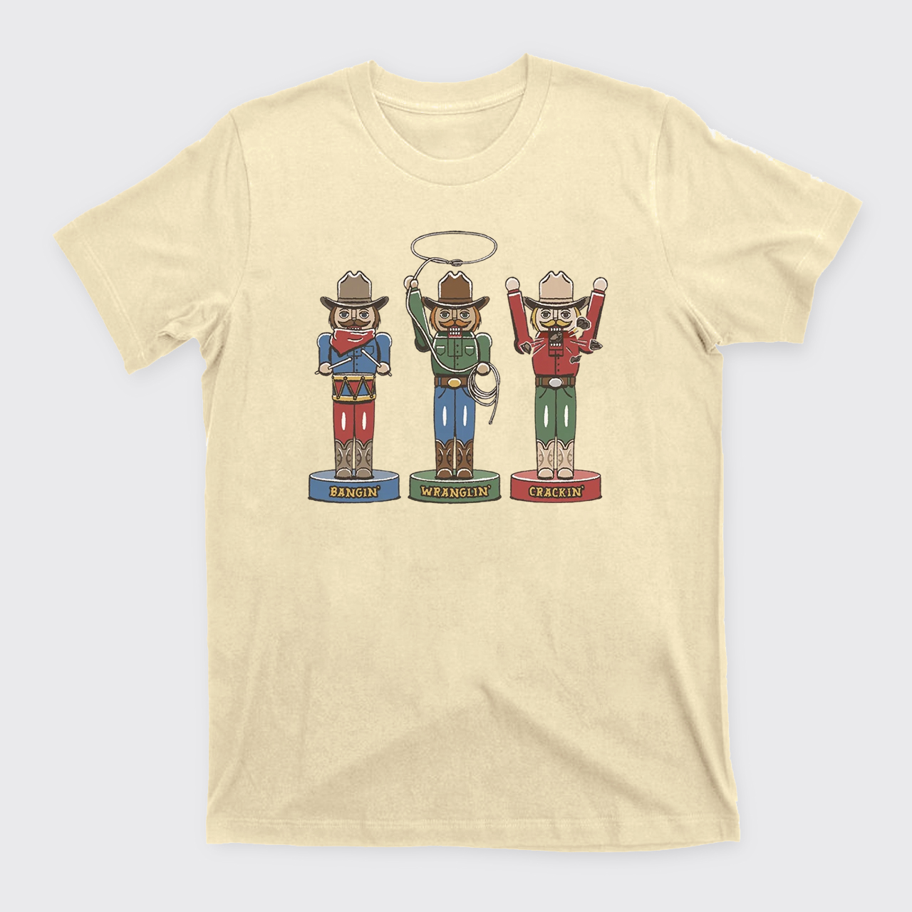 Retro Cowboy Christmas Holiday Season Western T-Shirts