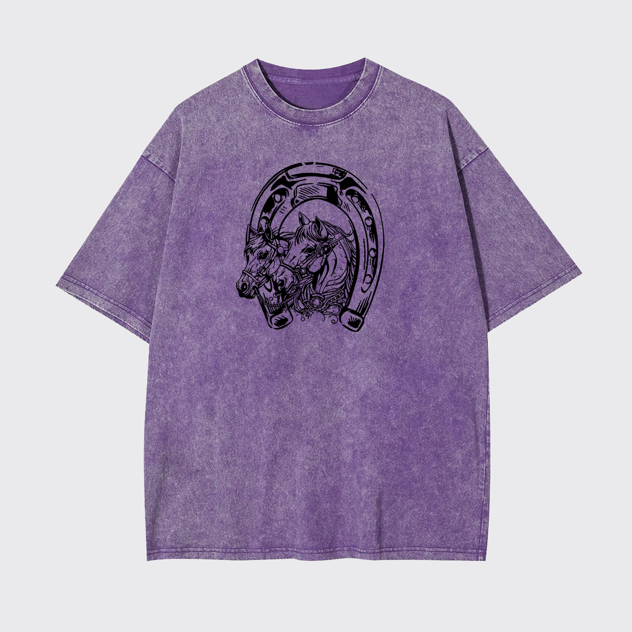 Western Horse Garment-dye Tees