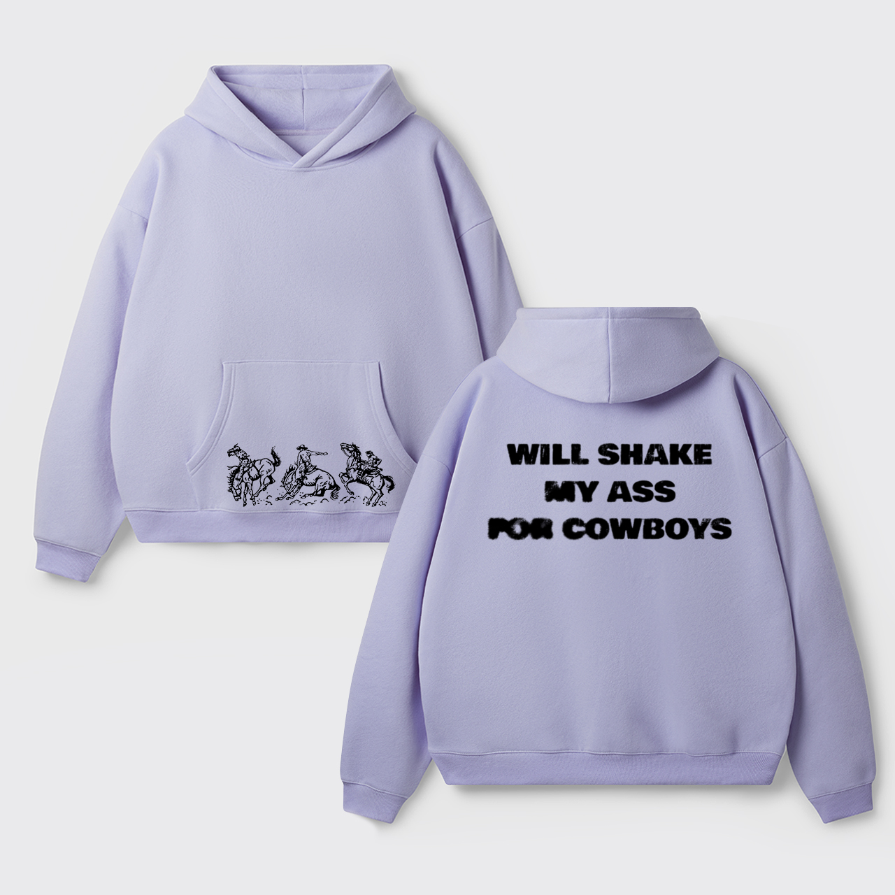 Shake For Cowboys Fleece Hoodie