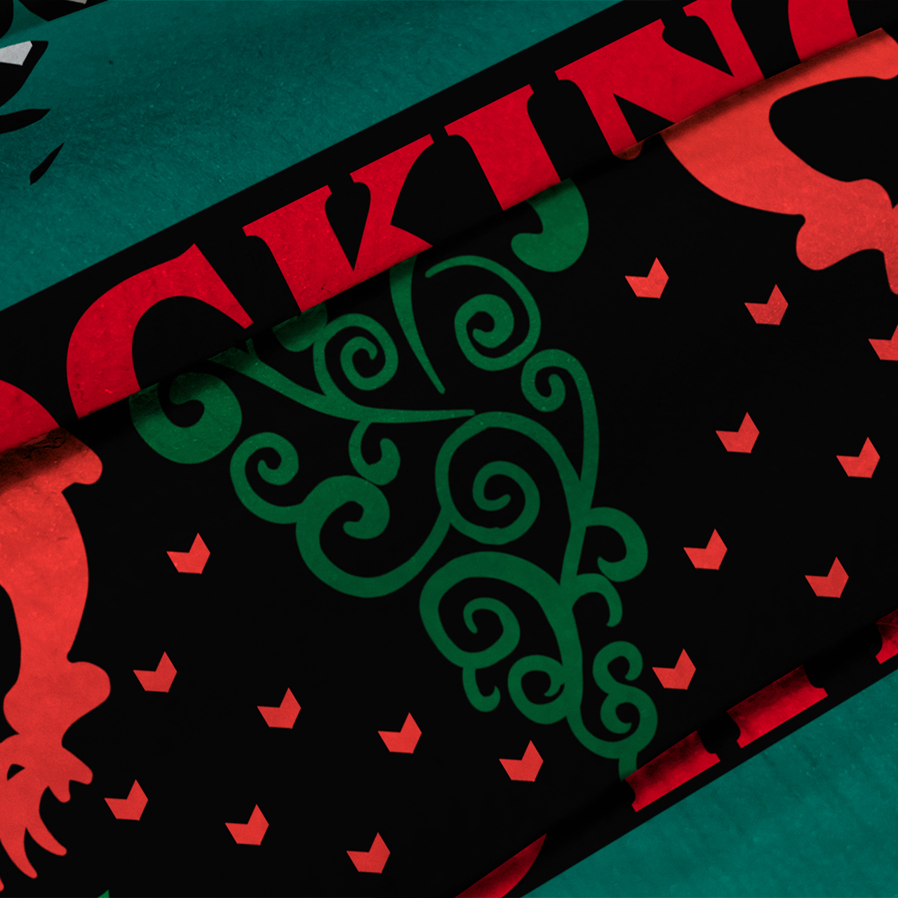 Rocking Around The Upside Down Christmas Ugly Knit Sweatshirt