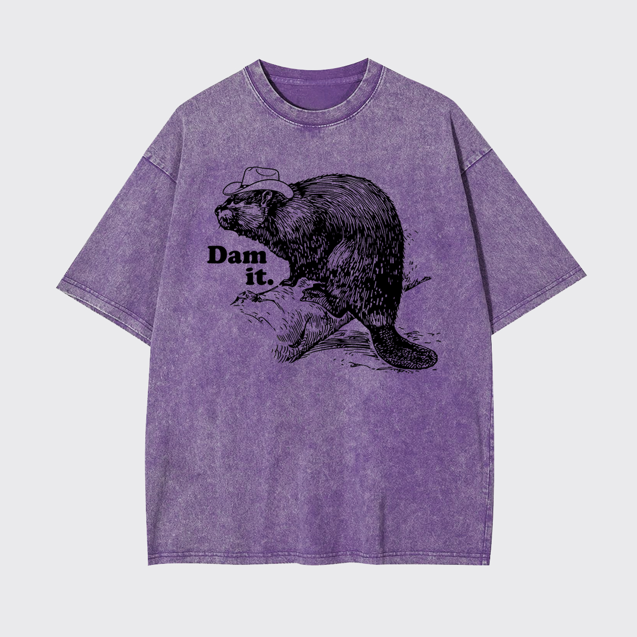 Funny Beaver Dam it Garment-dye Tees