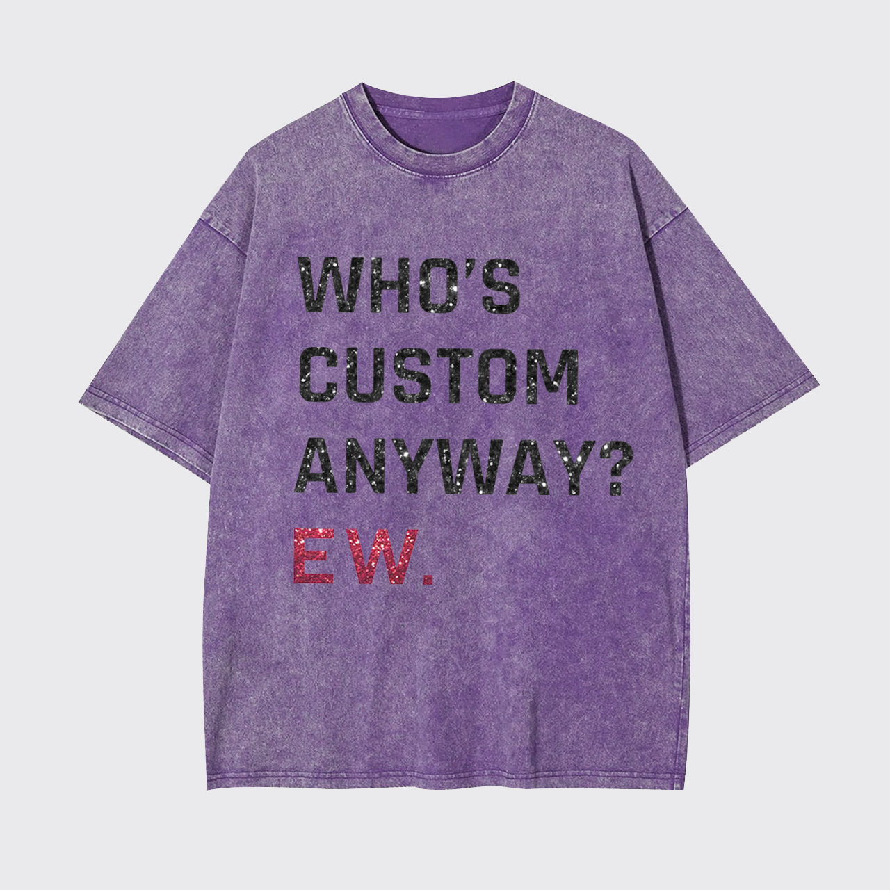 Personalised Who's Anyway Music Garment-dye Tees