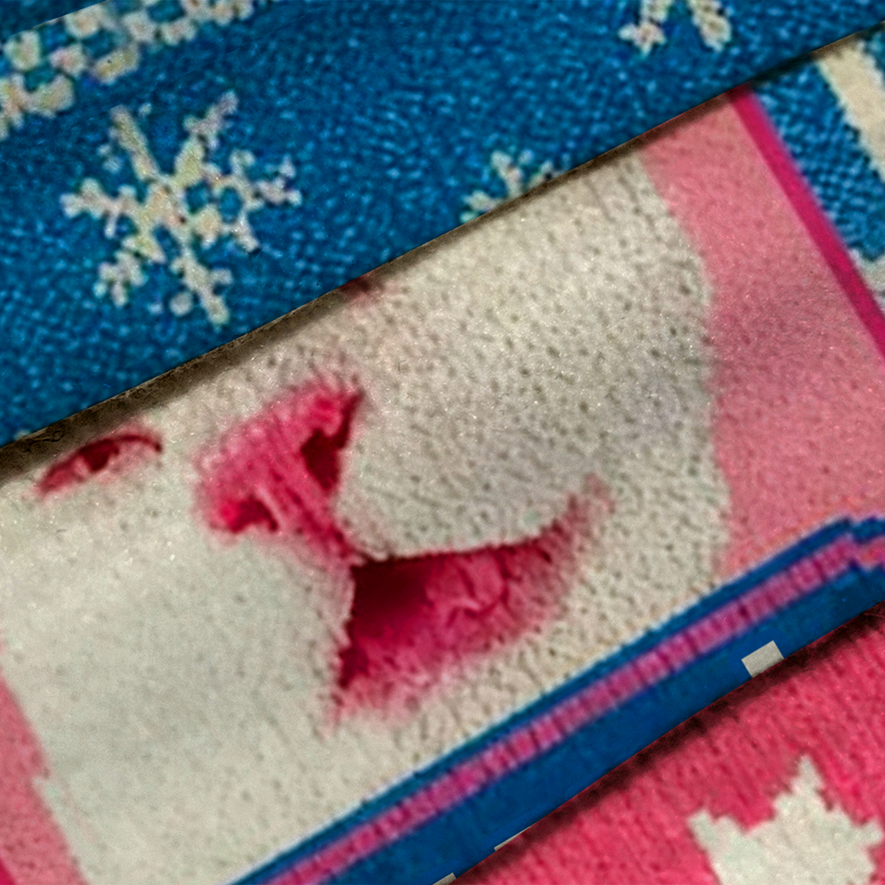 Funny Dizzy Cat Christmas Ugly Knit Sweatshirt