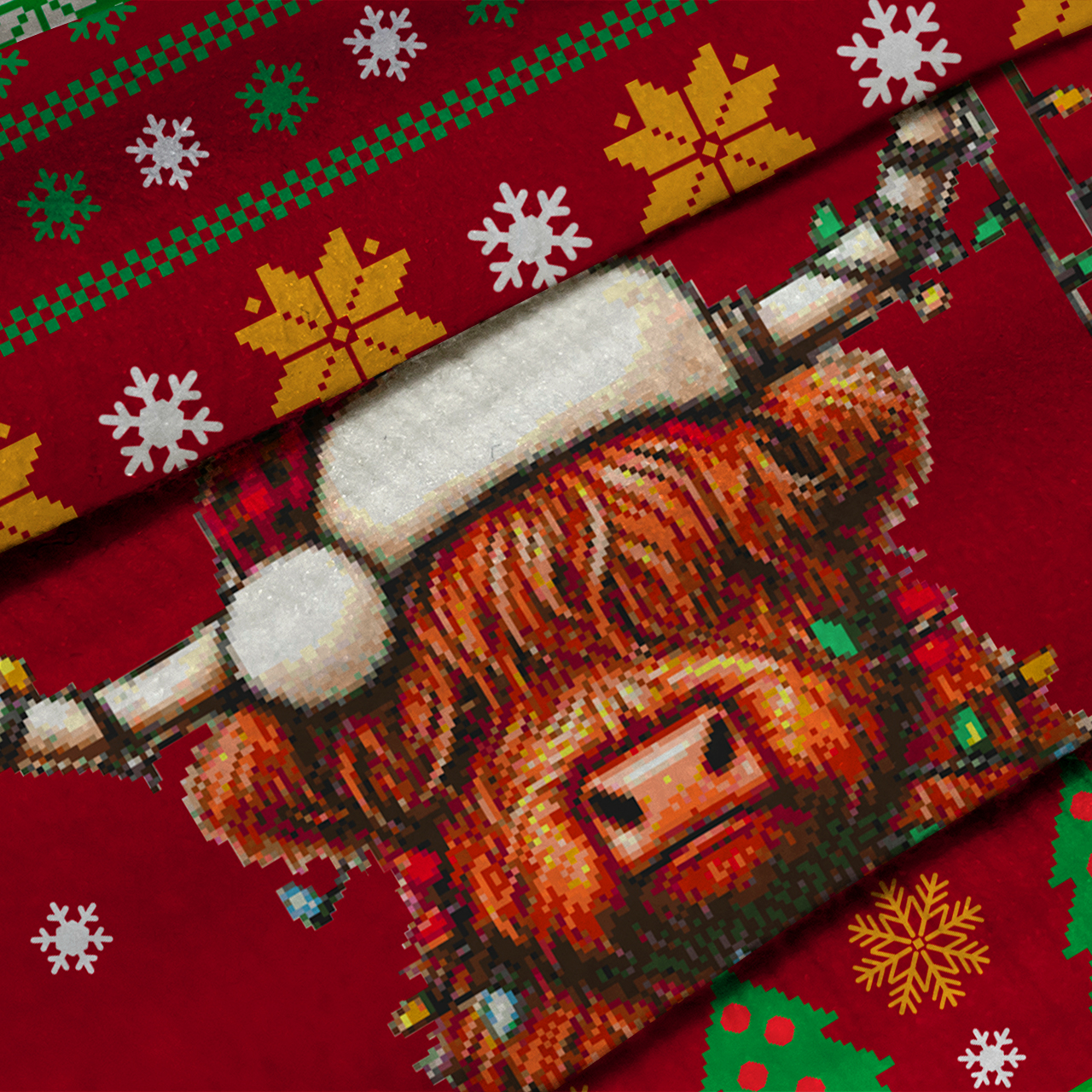 I'm Fine Everything Is Fine Ugly Knit Sweatshirt