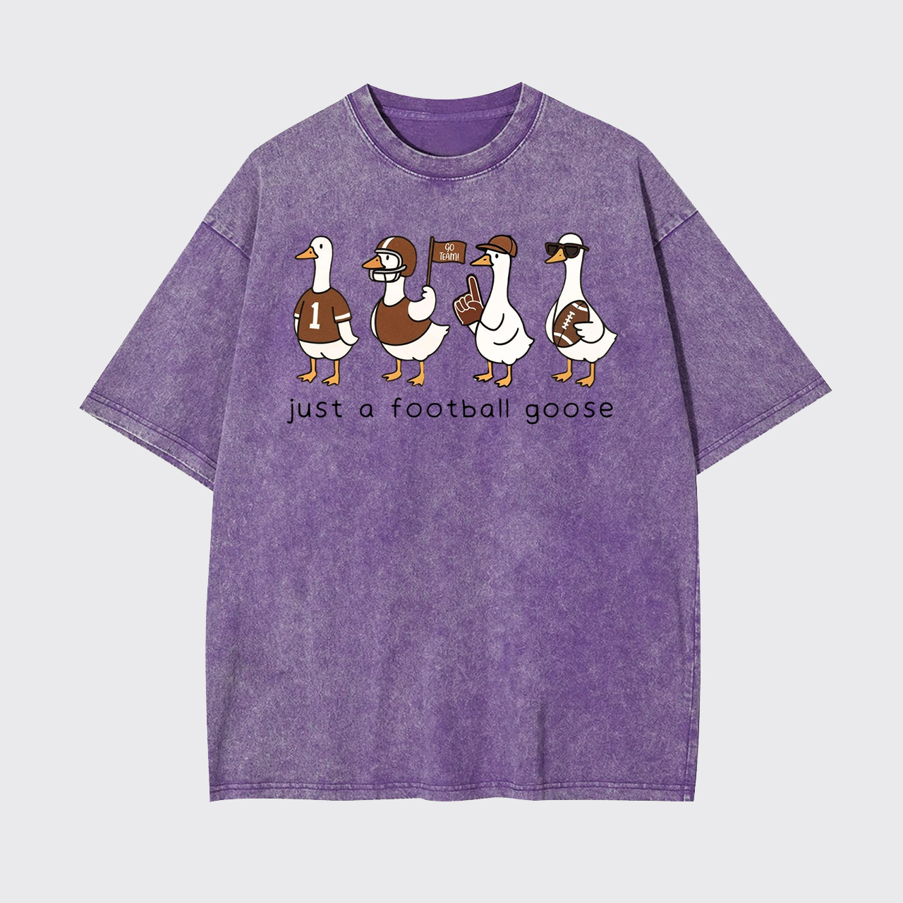 Silly Goose Football Garment-dye Tees