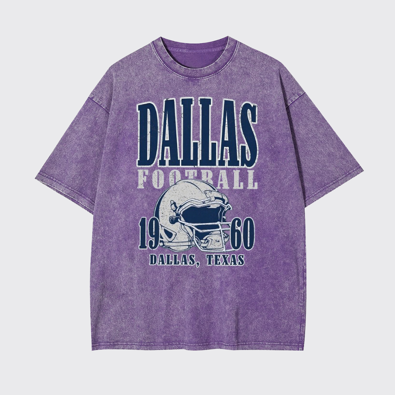 Football Vintage Style Garment-dye Tees