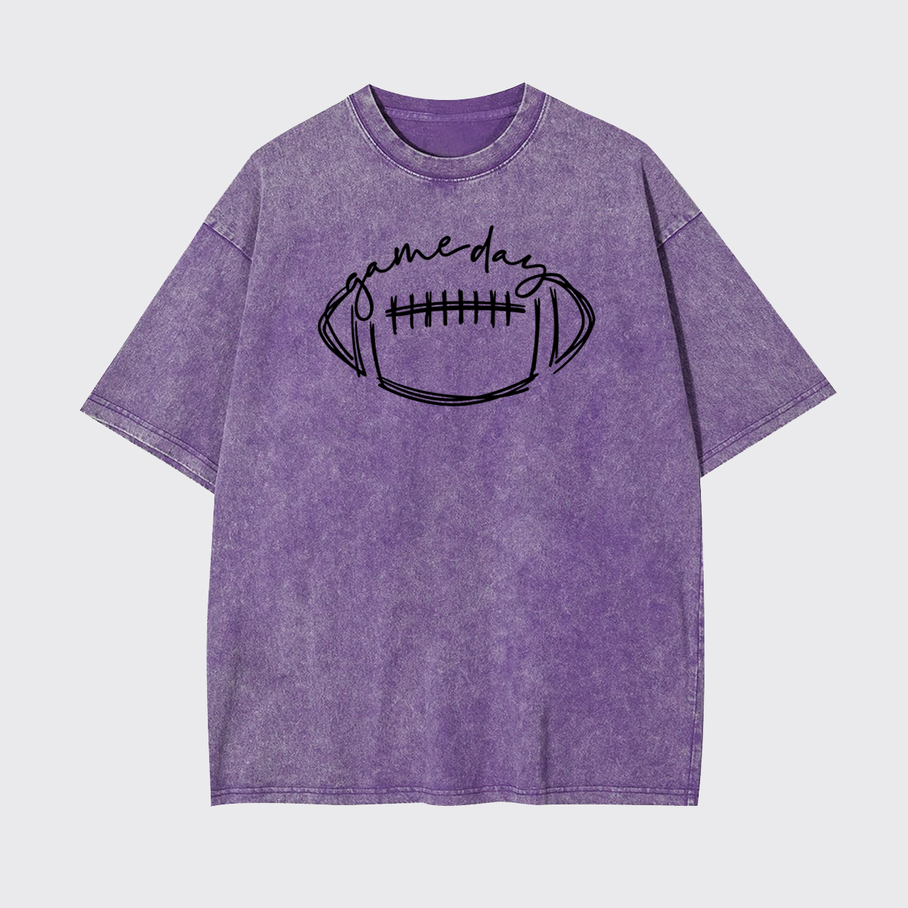 Game Day Vibes Football Garment-dye Tees