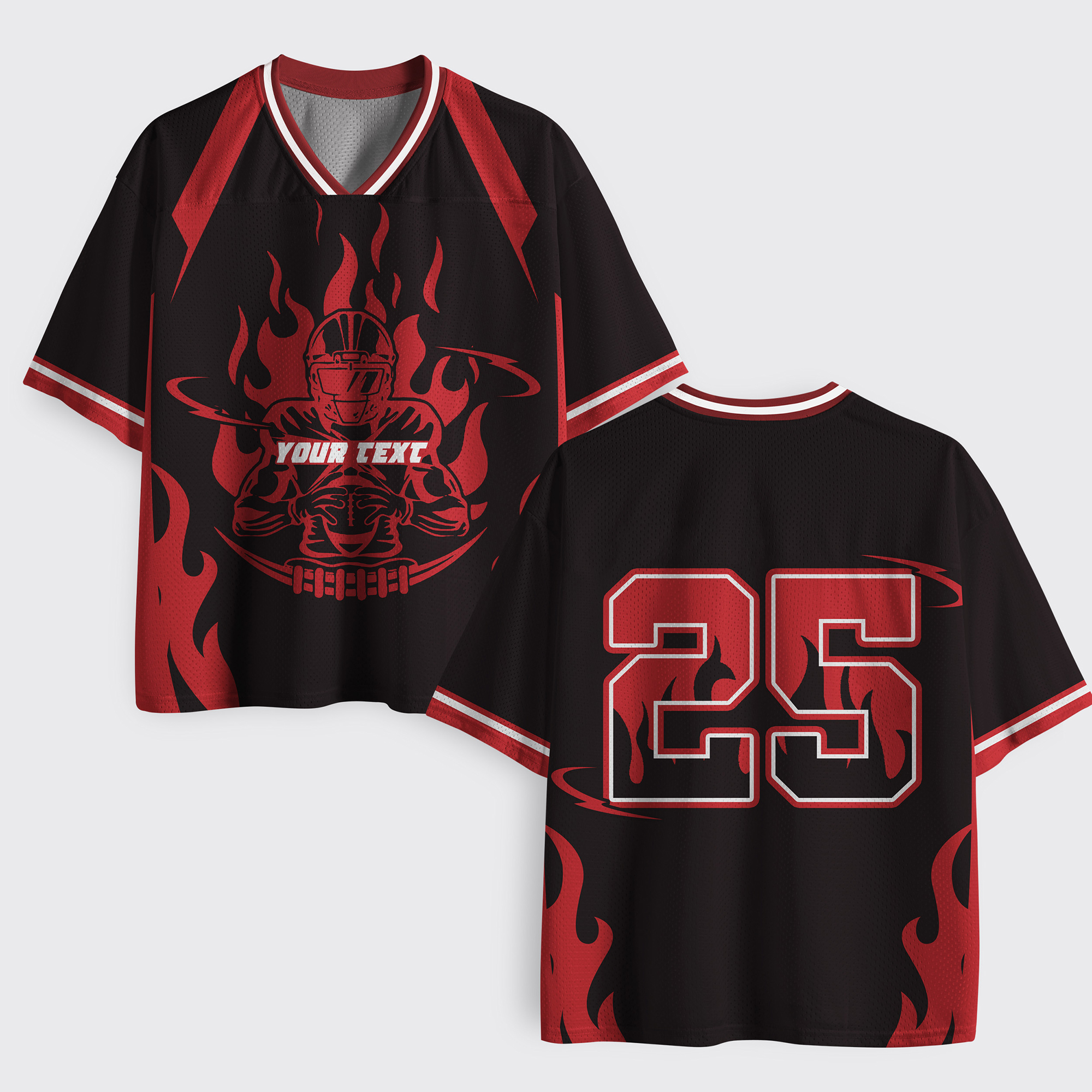 Personalized Football player Mesh Jersey