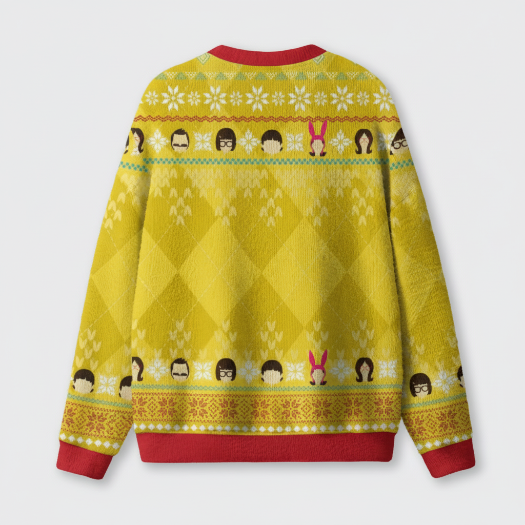 Funny TV I Love You Ugly Knit Sweatshirt