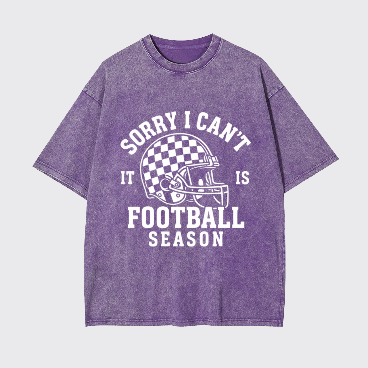 Sorry I Can't It Is Football Season Garment-dye Tees