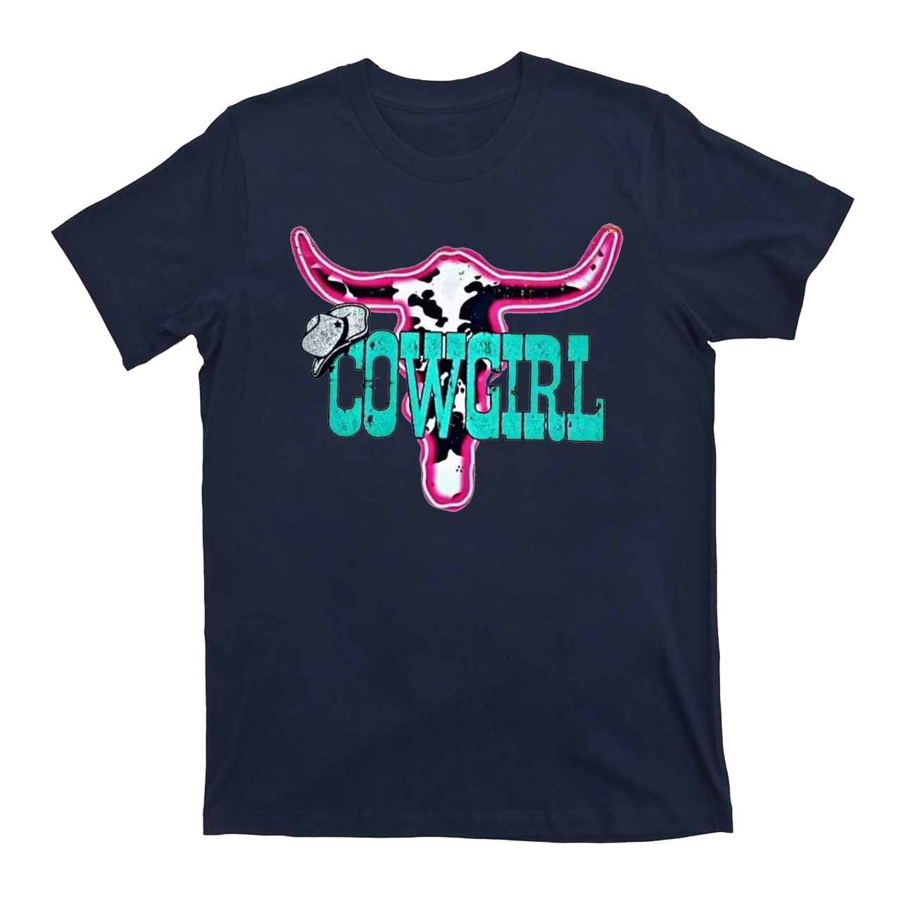 Barbie Pink Cow Skull Cowgirl T-Shirts