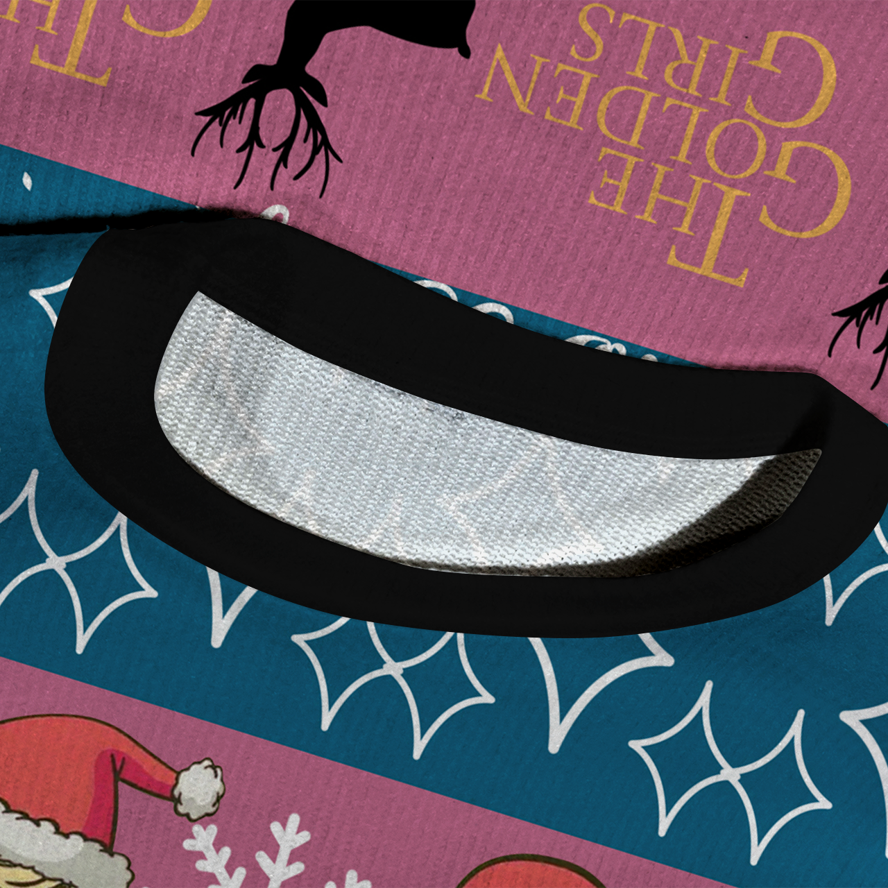 May Your Christmas Be Golden And Bright Ugly Knit Sweatshirt