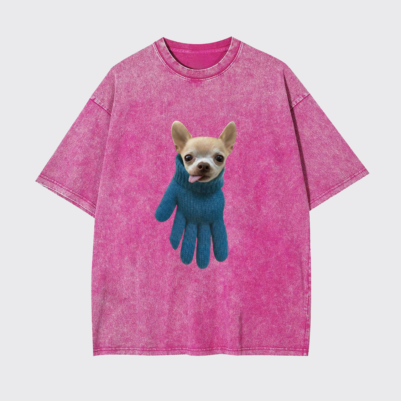 Personalized Pet in a Glove Garment-dye Tees