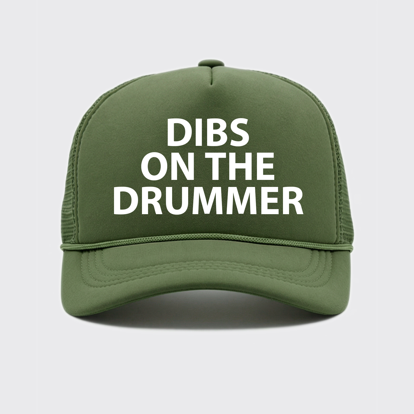 Dibs On The Drummer Trucker Hat