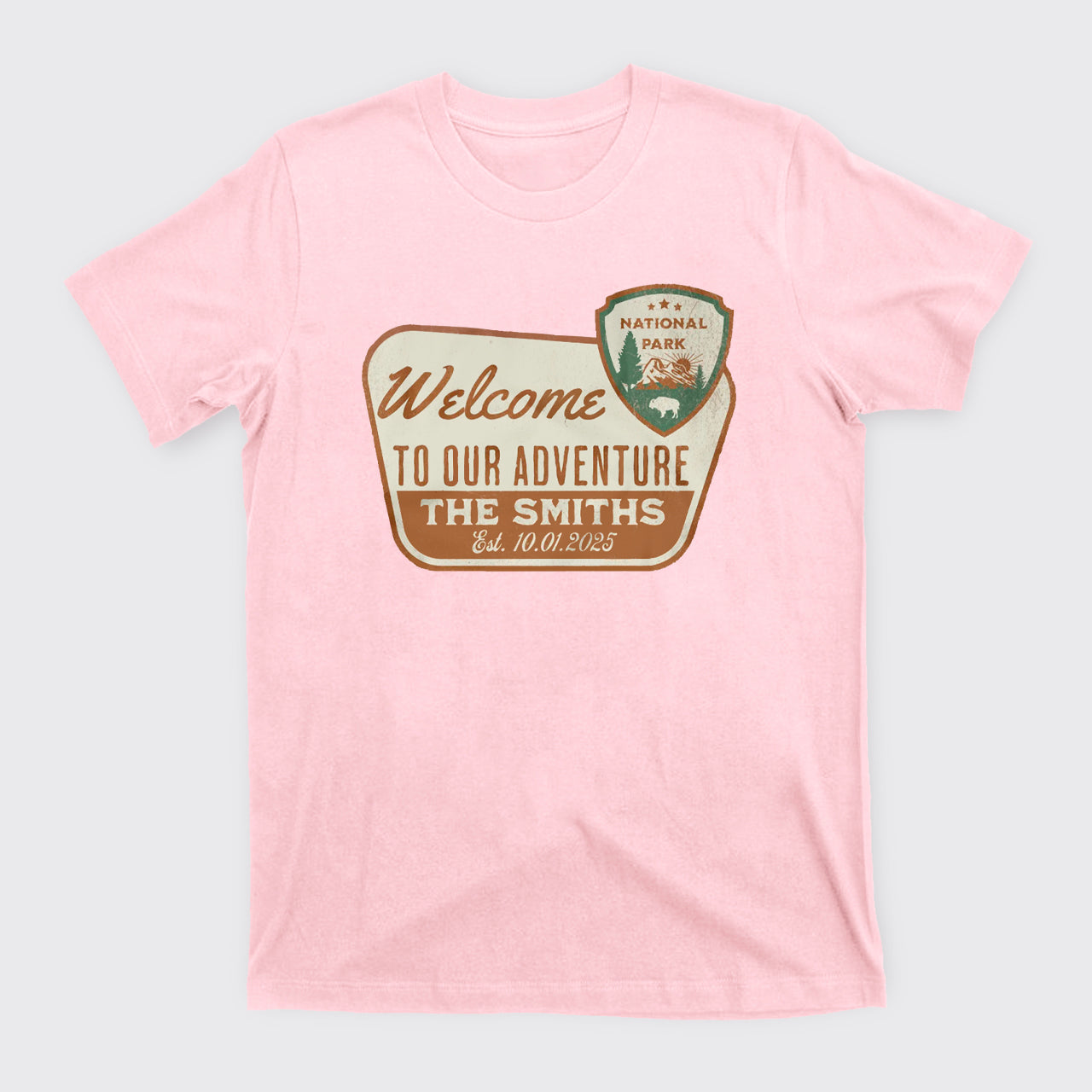 Personalized National Park Sign T-Shirts