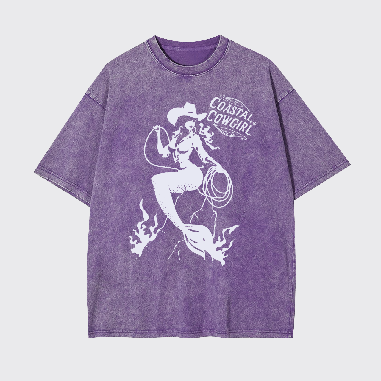 Coastal Cowgirl Mermaid Garment-dye Tees