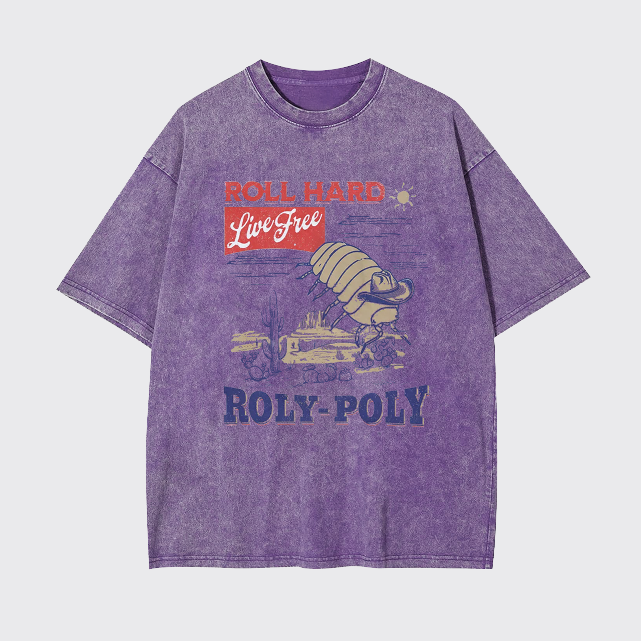 Roly Hard Live Free Garment-dye Tees