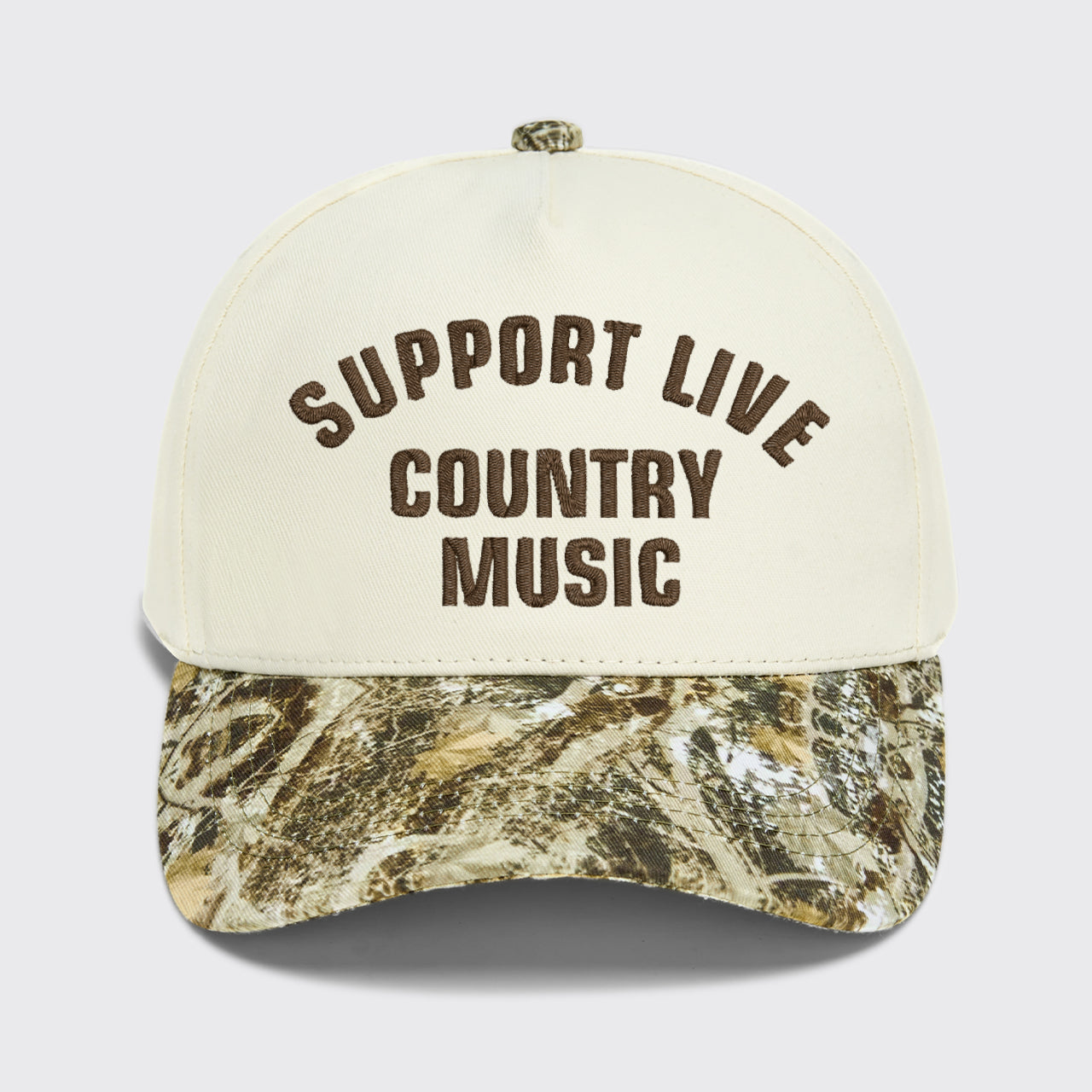 Support Live Country Music Embroidered Baseball Cap