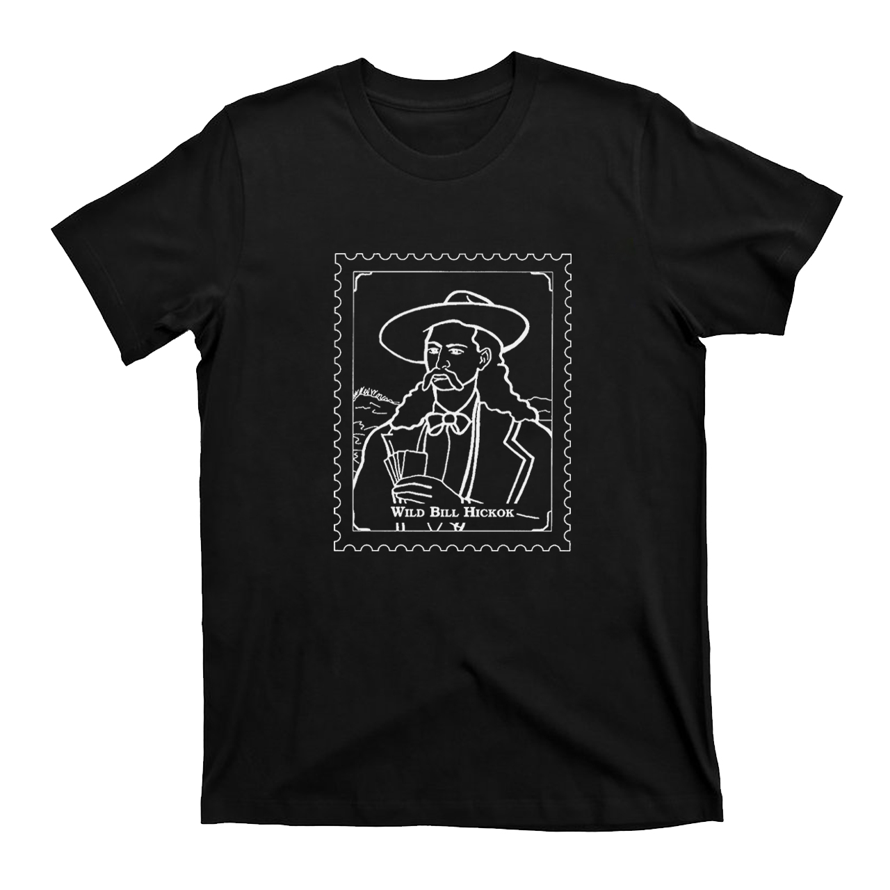 Legendary Cowboy Wild Bill Hickok T-Shirts