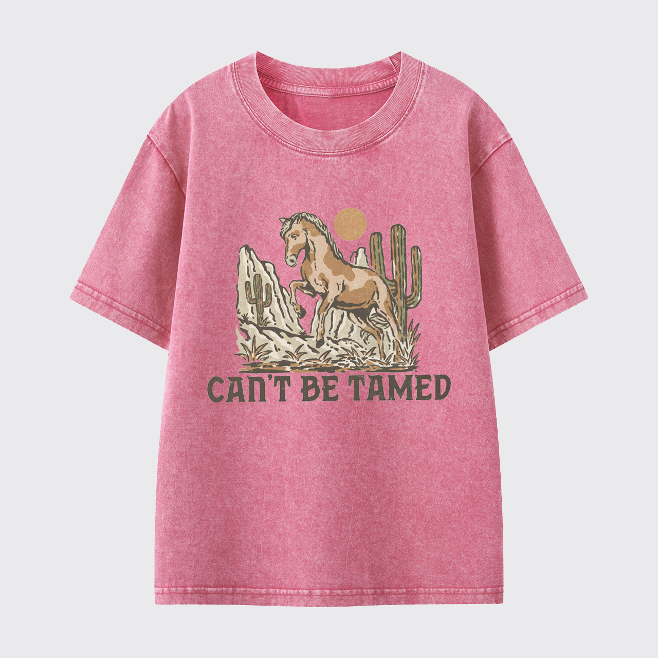 Can't Be Tamed Washed Toddler T-shirt