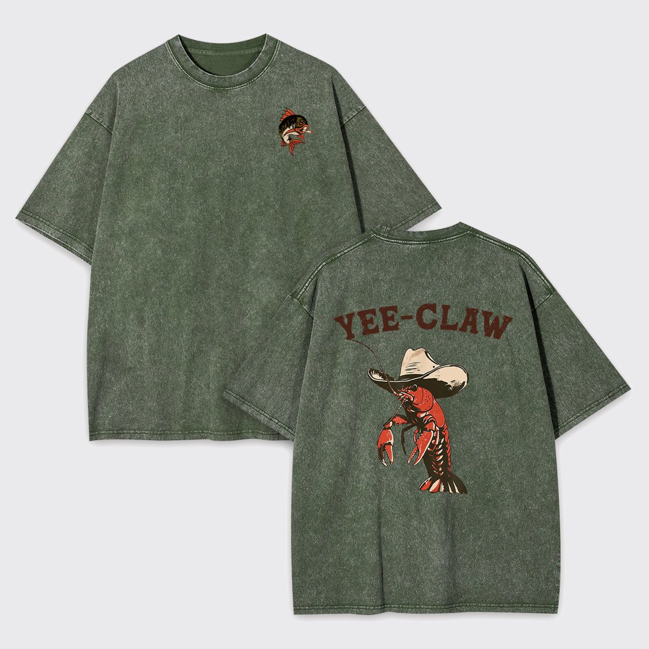 Yee-Claw Garment-dye Tees