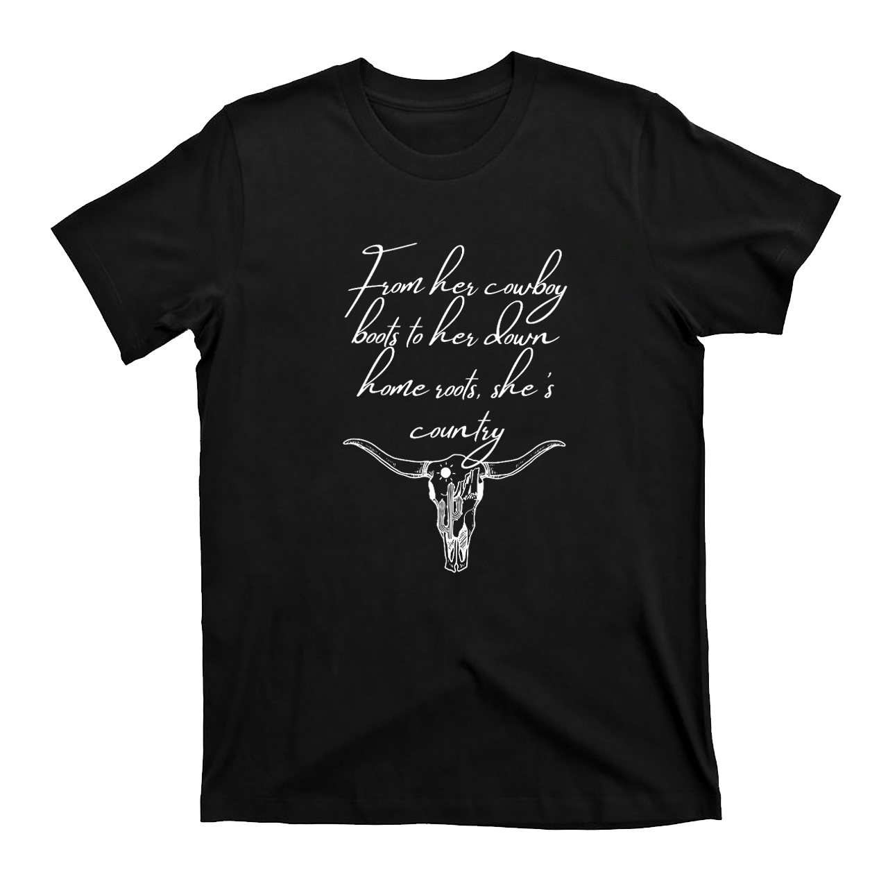 She is Country，We Love This Song T-Shirts