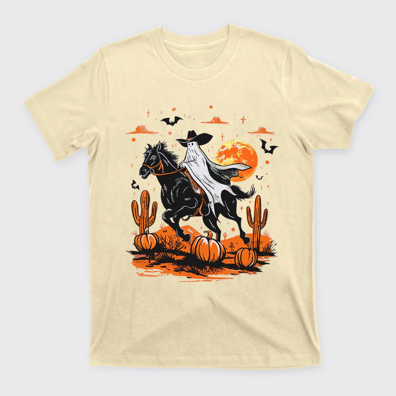 Retro Halloween Ghost Rider T-Shirts