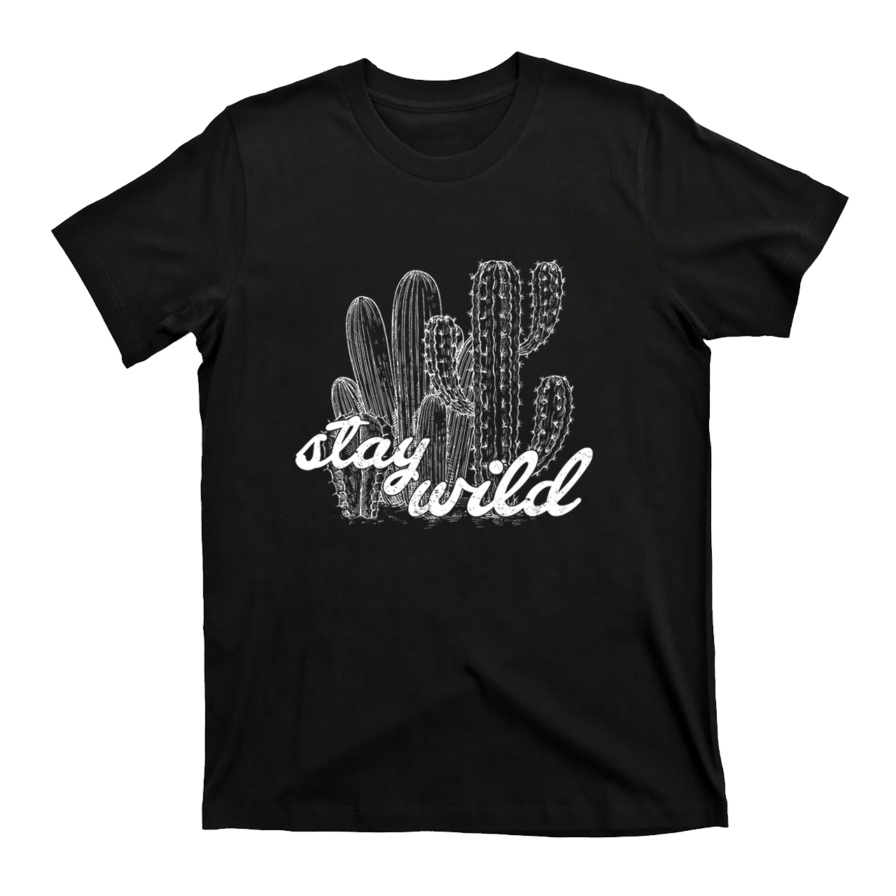 Western Stay Wild Cactus T-Shirts