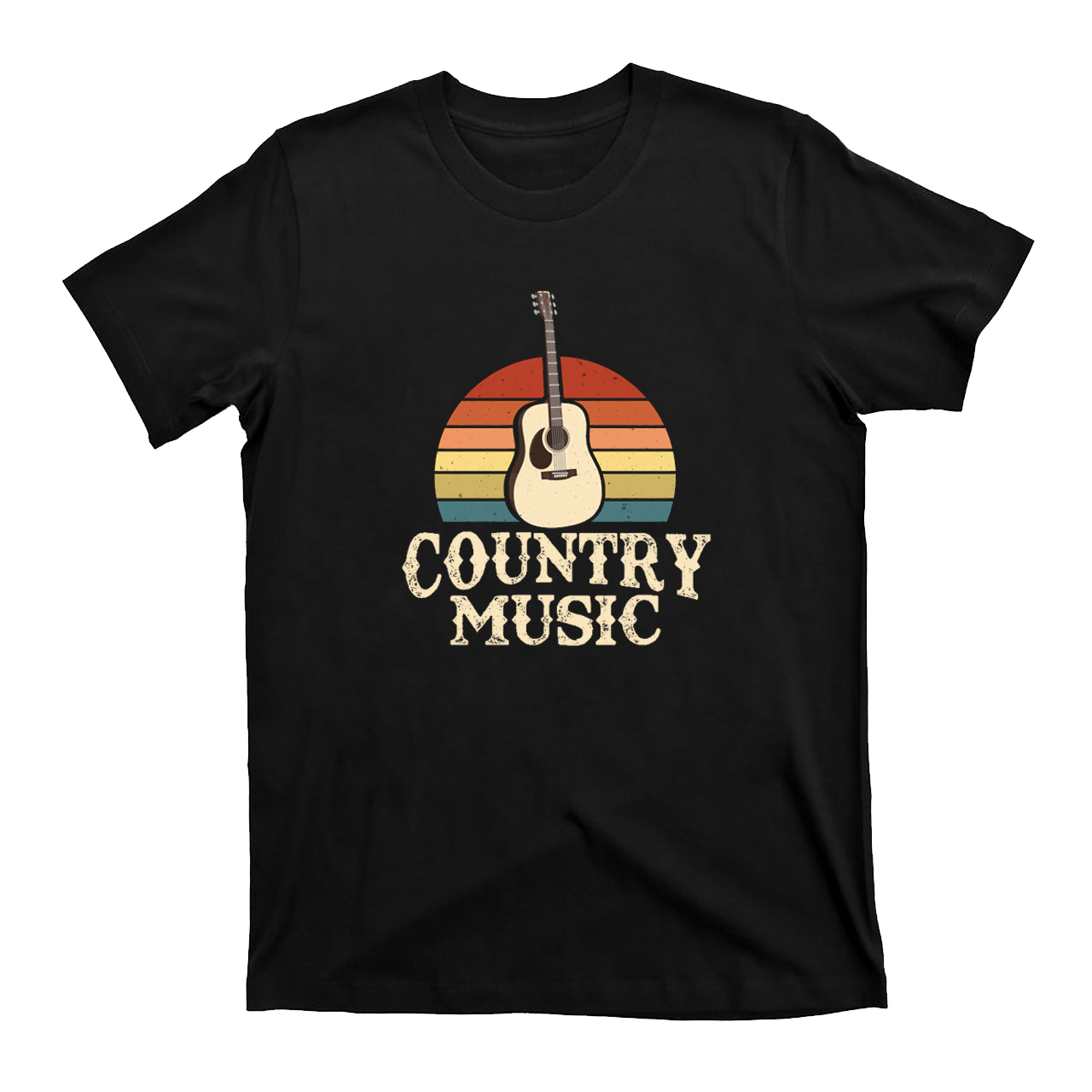 Desert Sunset Country Music T-Shirts