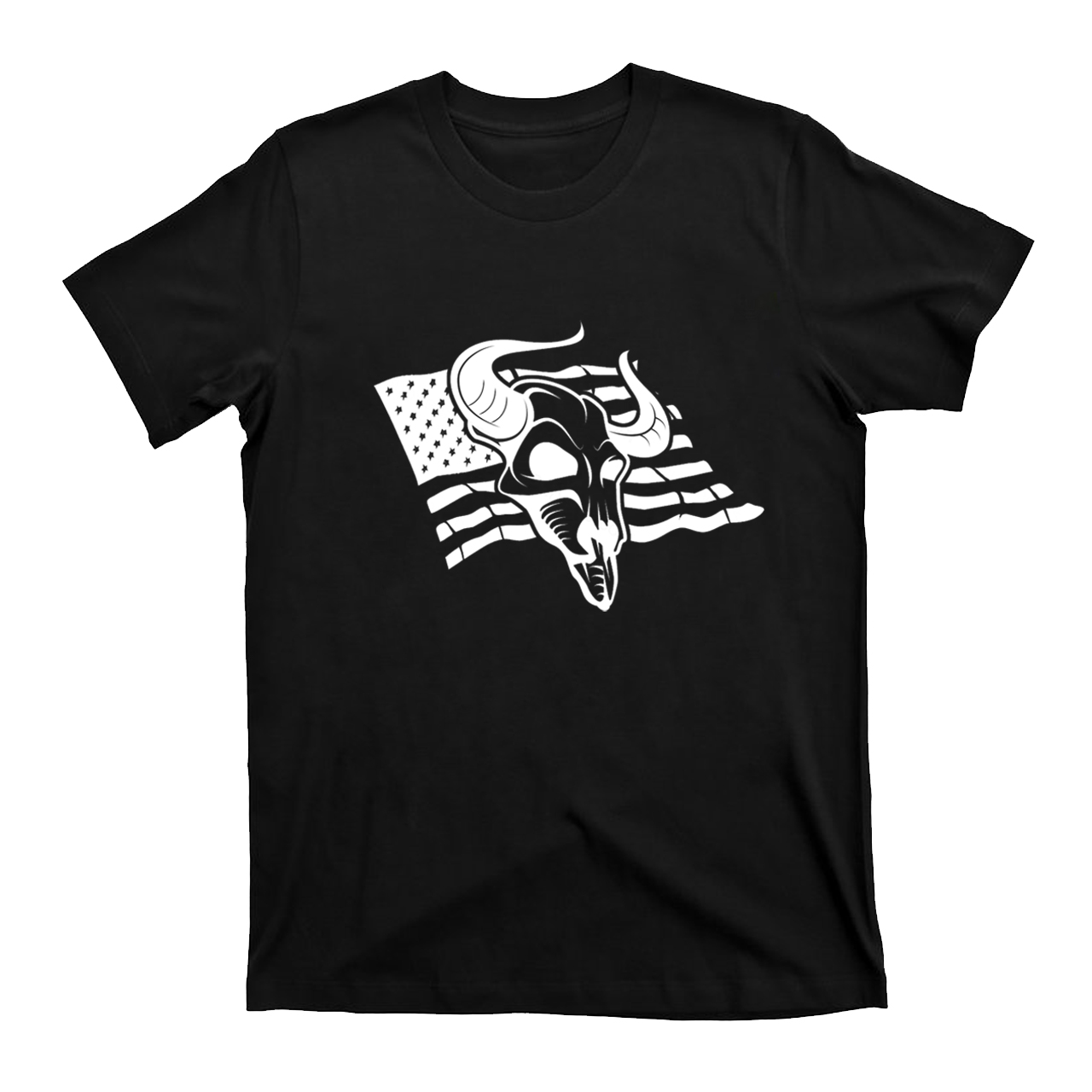 America Cow Bull Skull  T-Shirts