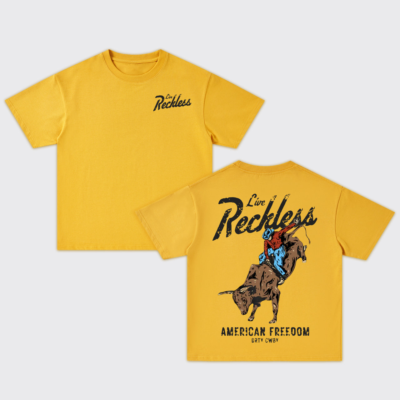 Live Reckless Oversize T-Shirts