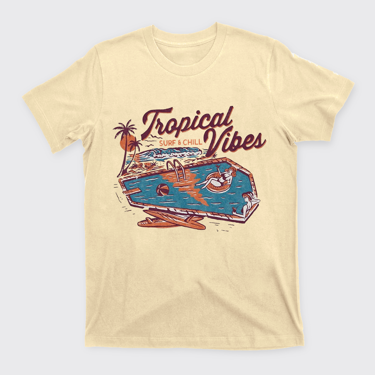 Charming Tropical Vibes T-Shirts