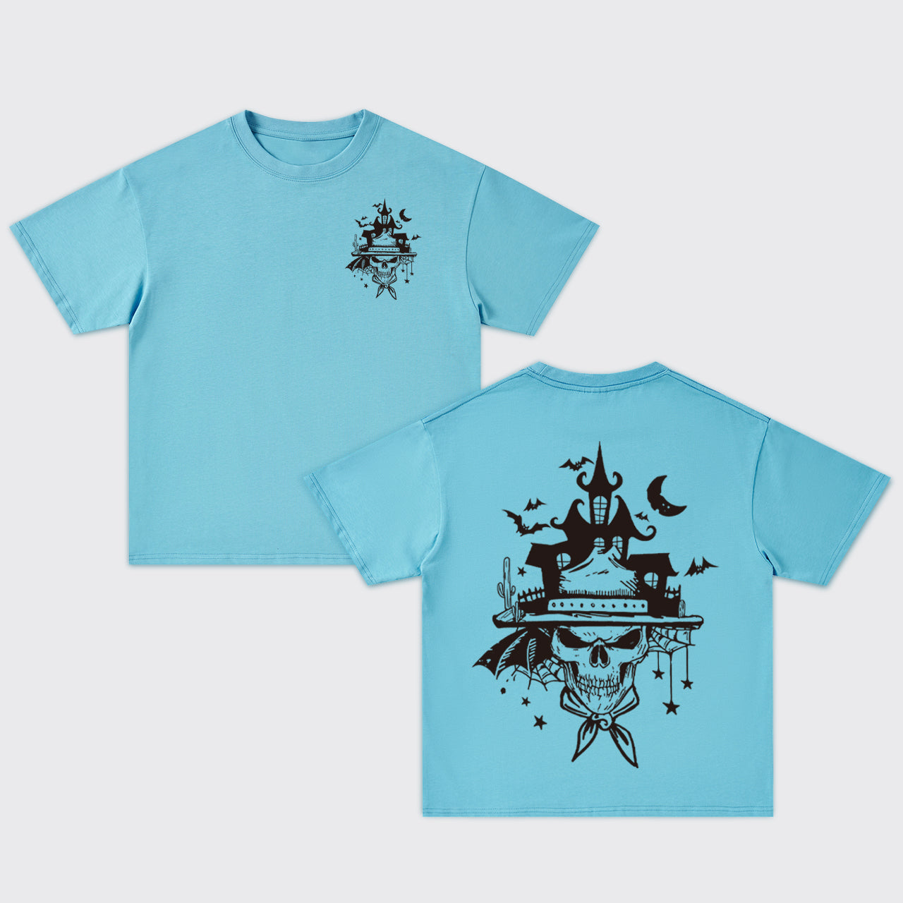 Cowboy Skull Magic Oversize T-Shirts