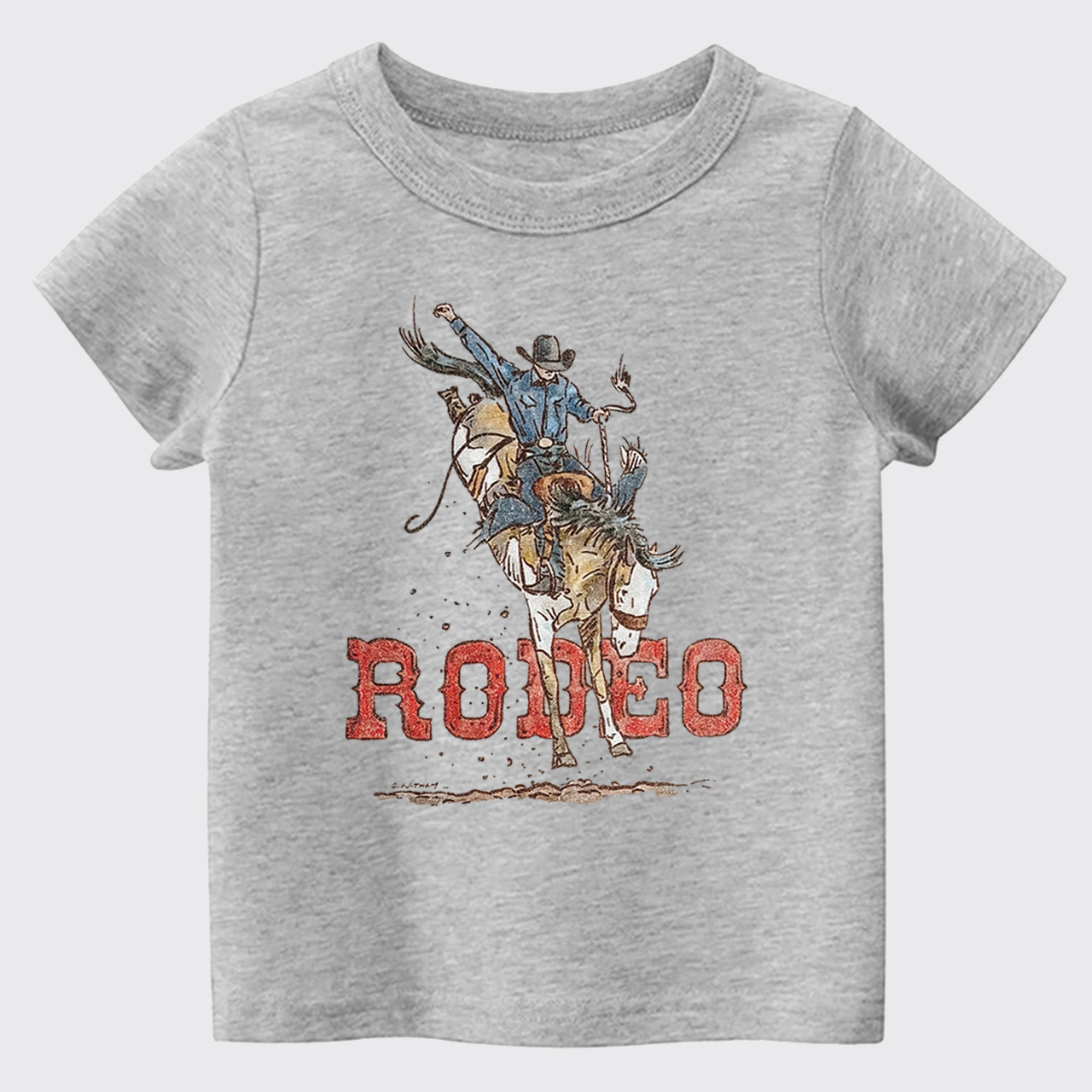 Rodeo Bronc Kids T-shirt