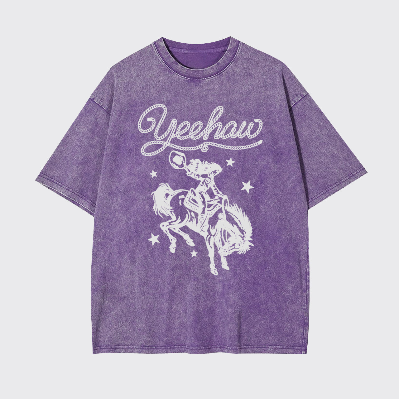 Yeehaw Cowgirl Garment-dye Tees