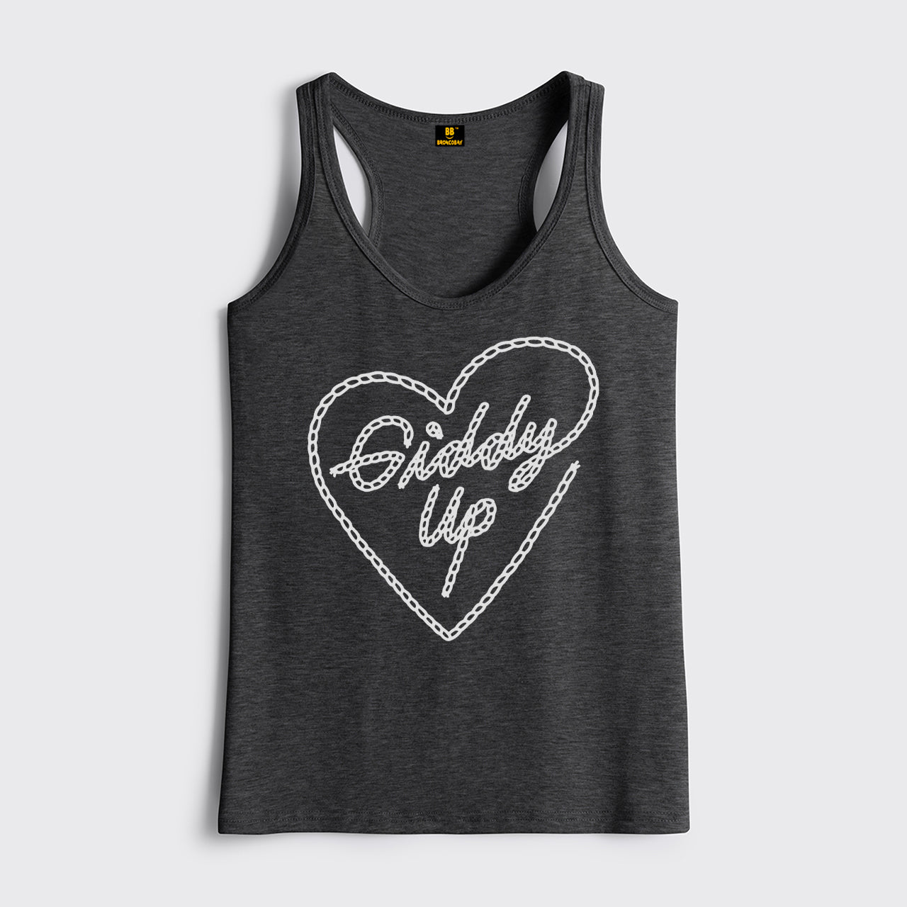 Giddy Up Heartfelt Western Classic Tanks