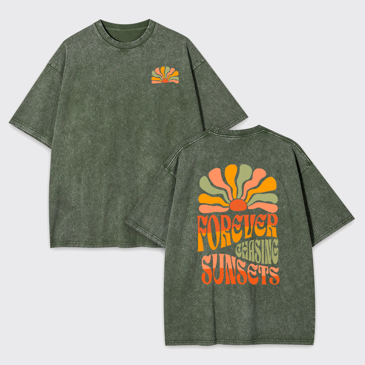 Forever Chasing Sunsets Garment-dye Tees