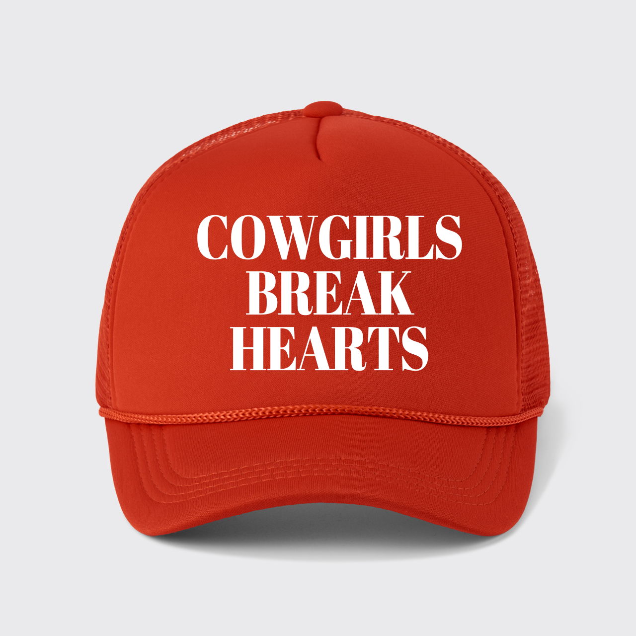 Cowgirls Break Hearts Trucker Hat
